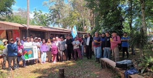 Campesinos exigen respuestas por las tierras y cortarán la ruta este viernes