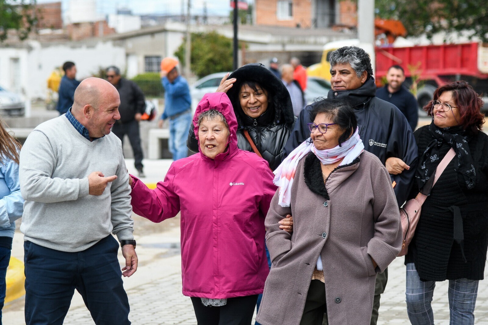 Quedo habilitada la calle Berwyn tras su adoquinado