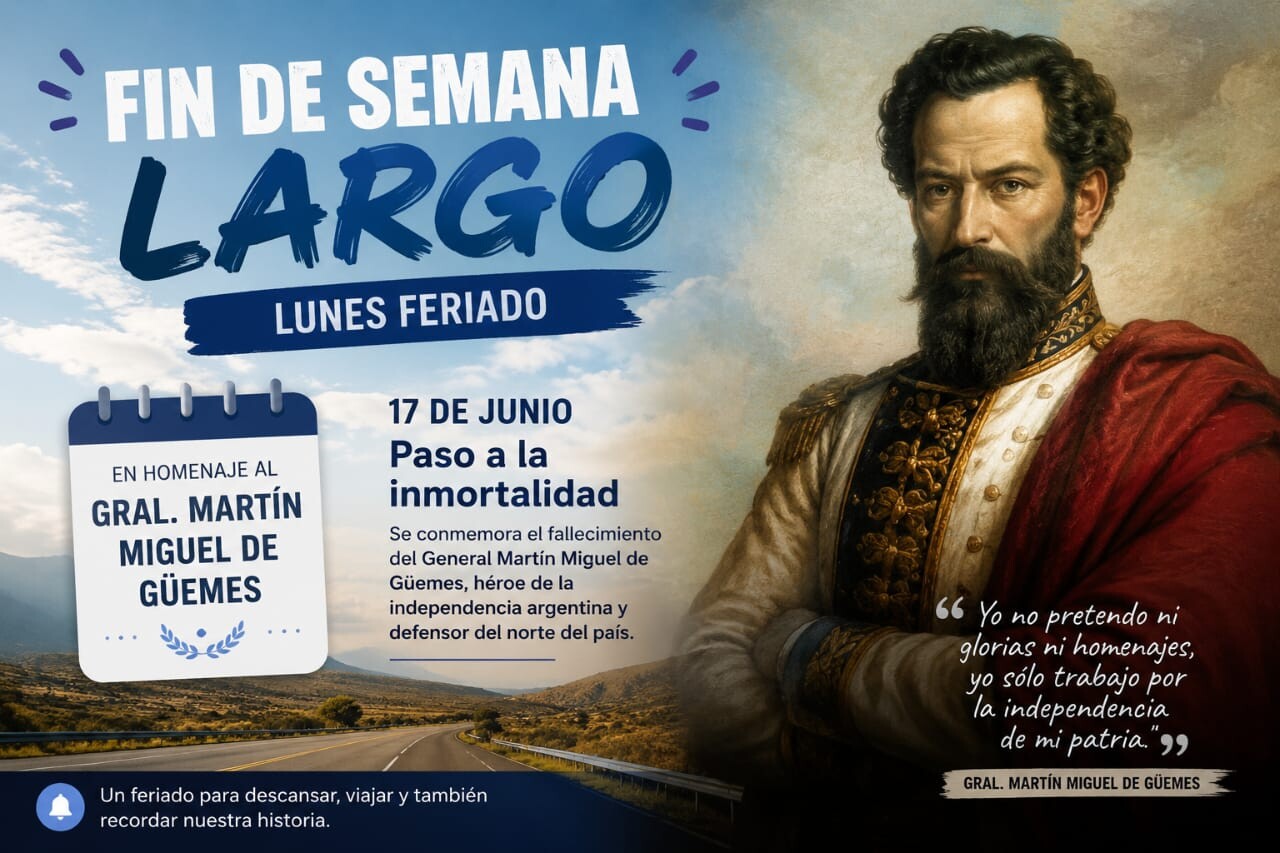 35170.jpg Muchos lo disfrutan, pero pocos conocen qué se recuerda este lunes feriado