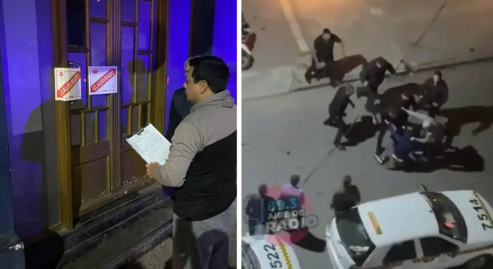 BRUTAL: un joven está internado tras una feroz pelea con patovicas en Barrio Norte