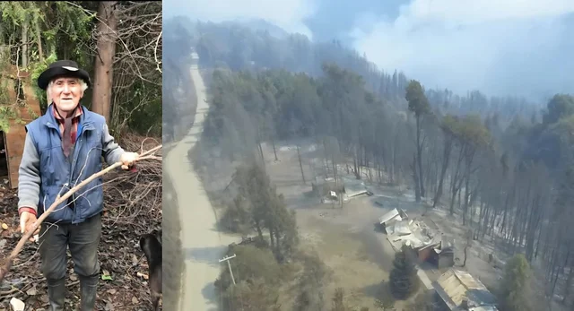 «Perdón por la tibieza»: dolor en El Bolsón por Don Reyes, un querido vecino que murió en los incendios
