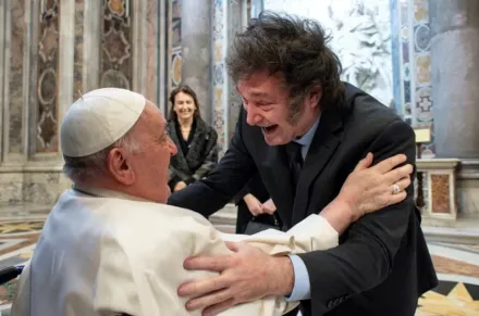 373483w440h291c.jpg.webp Javier Milei agradeció el esfuerzo de la Iglesia Católica para contener a los pobres