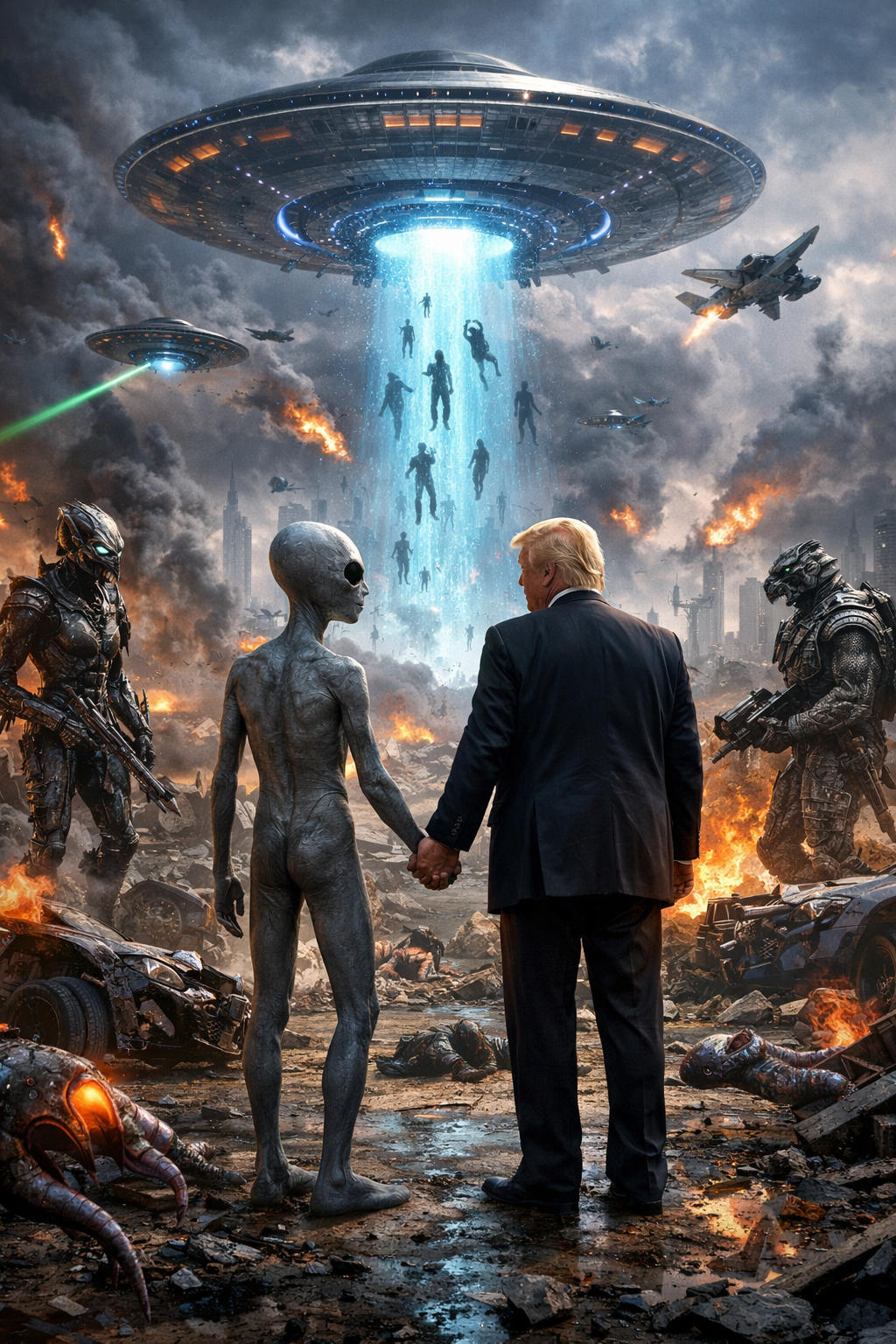 Dibulgacion Ovni Donald Trump desclasifica y se viene algo gordo