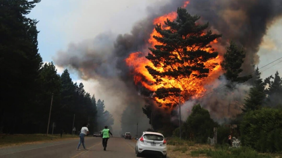 Incendio en Epuyén: Torres conformó el Comité de Emergencia para coordinar las tareas de lucha contra el fuego