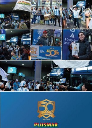 “Viví el Mundial” con Plusmar y la Scaloneta en ruta