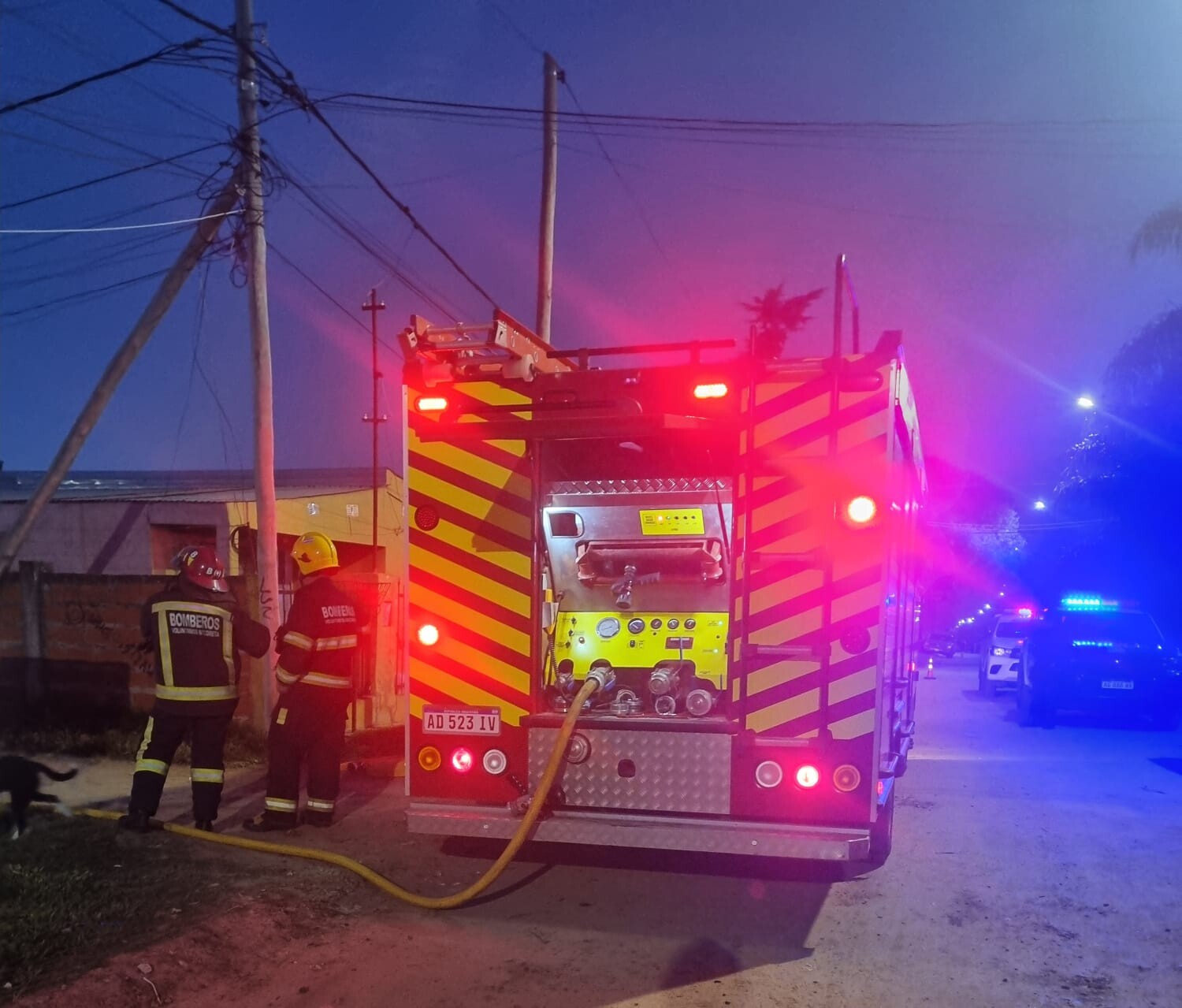 Fuego en una vivienda de Mocoretá: el foco se originó en una habitación y no hubo heridos