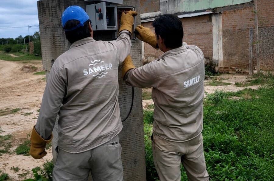 COMANDANCIA FRÍAS: TRAS IMPORTANTES REPARACIONES, SAMEEP RESTABLECIÓ EL SERVICIO DE AGUA