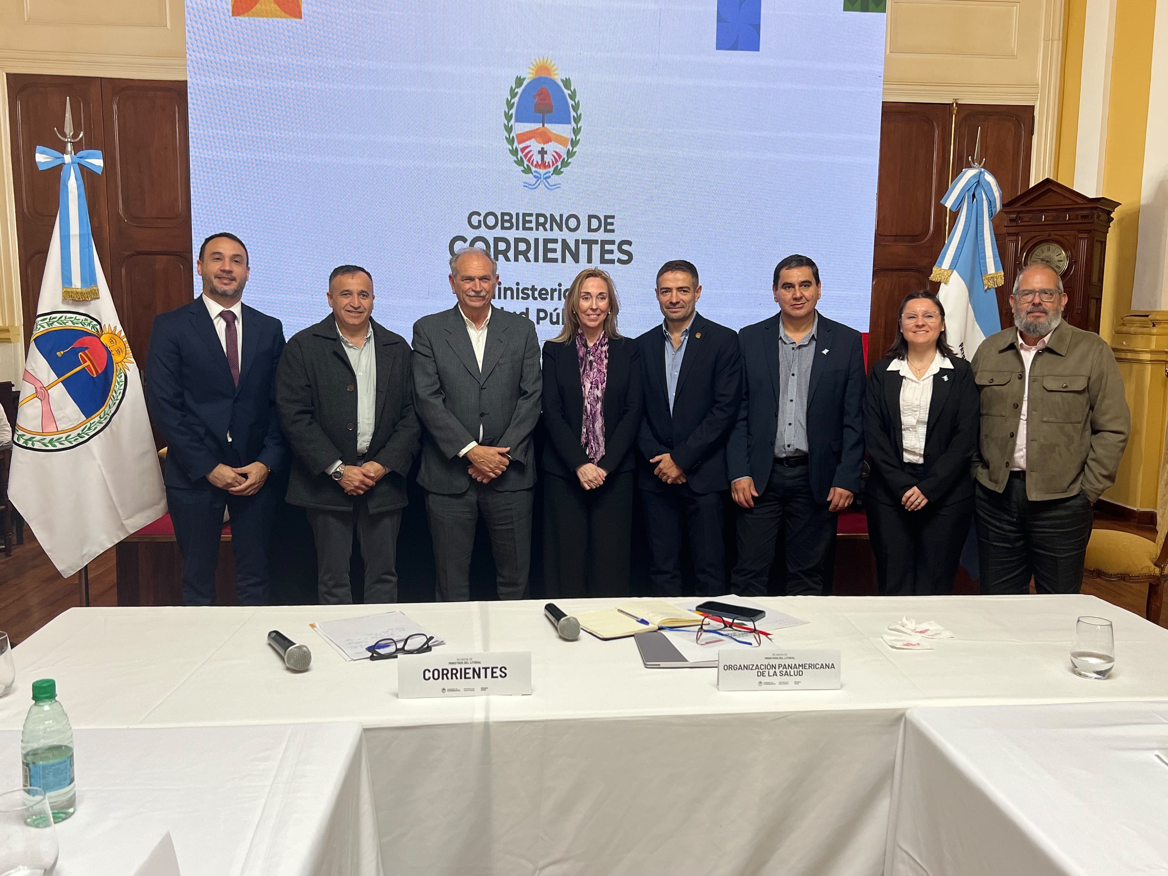 CON EL ACOMPAÑAMIENTO DE LA OPS, EL LITORAL AVANZA EN UNA AGENDA SANITARIA INTEGRADA