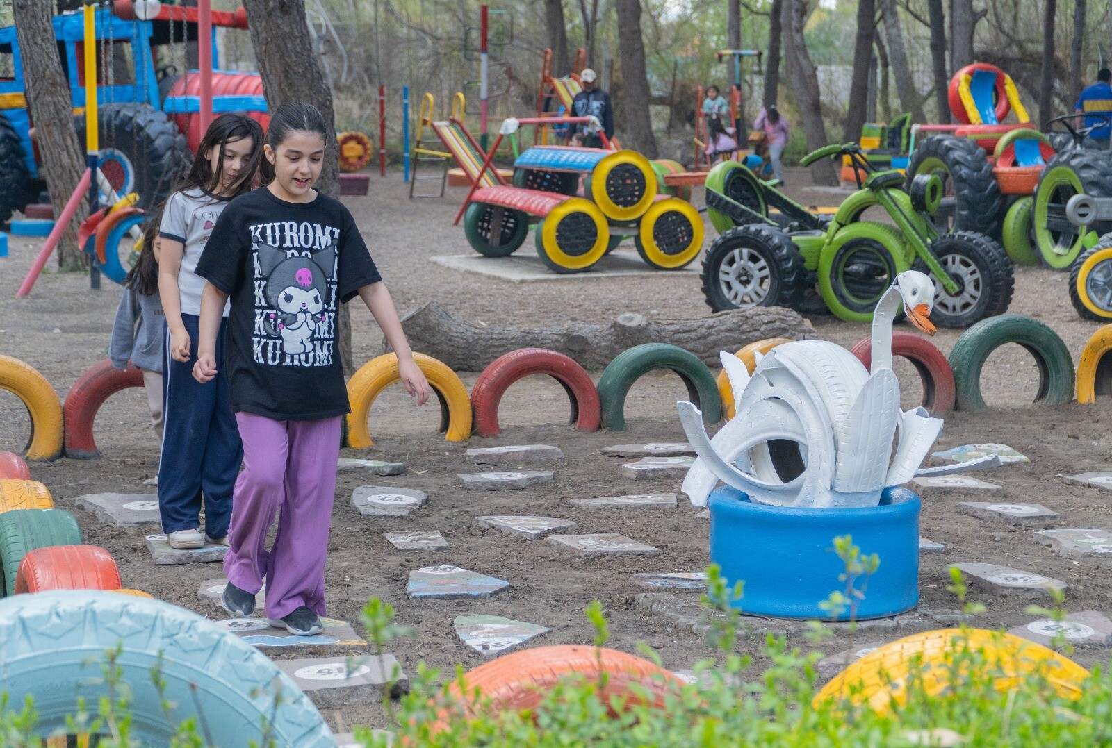 Gran influencia de familias en la reapertura del Parque Recreativo Municipal de Rawson