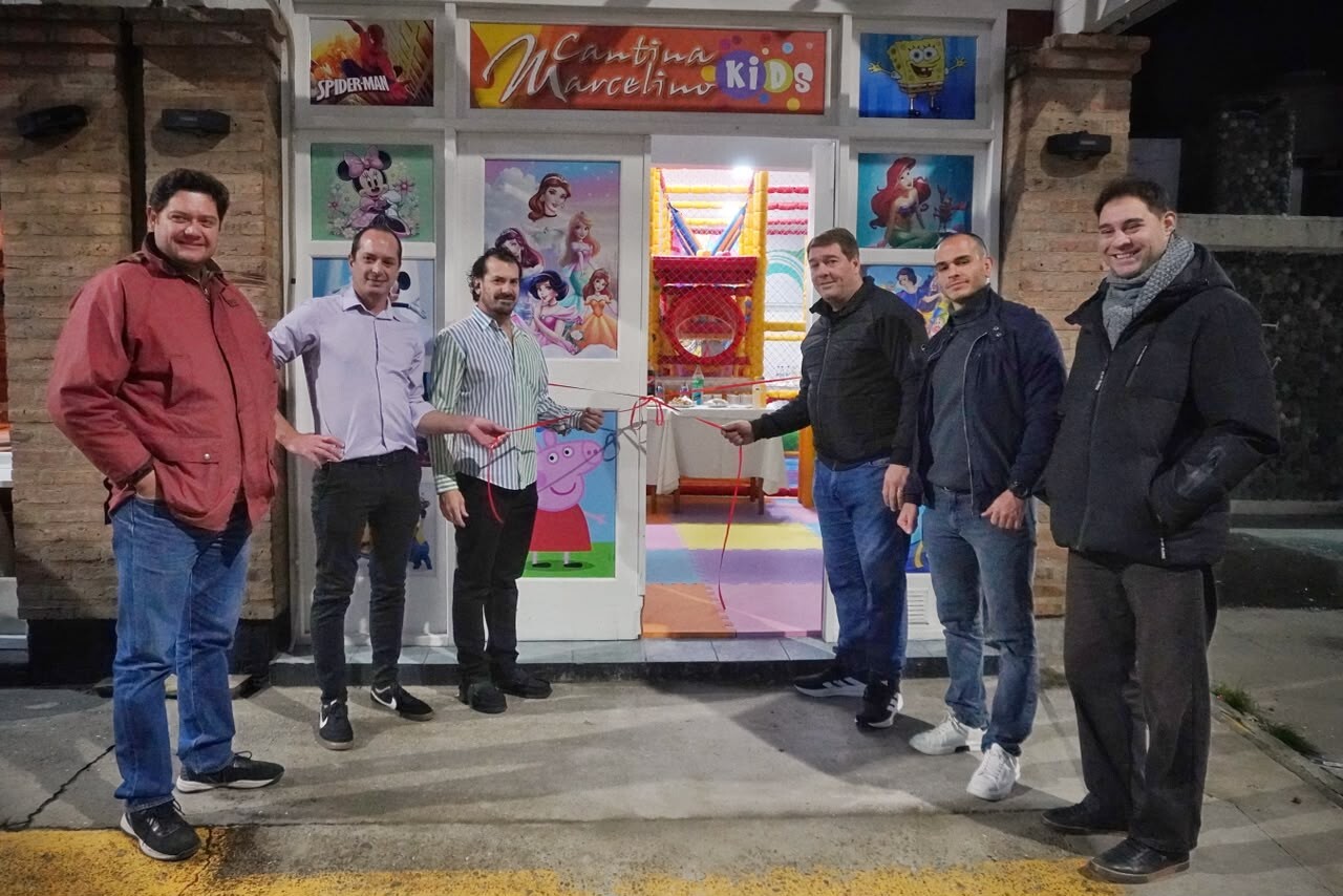 Cantina Marcelino amplió su propuesta con un espacio recreativo infantil en Puerto Rawson