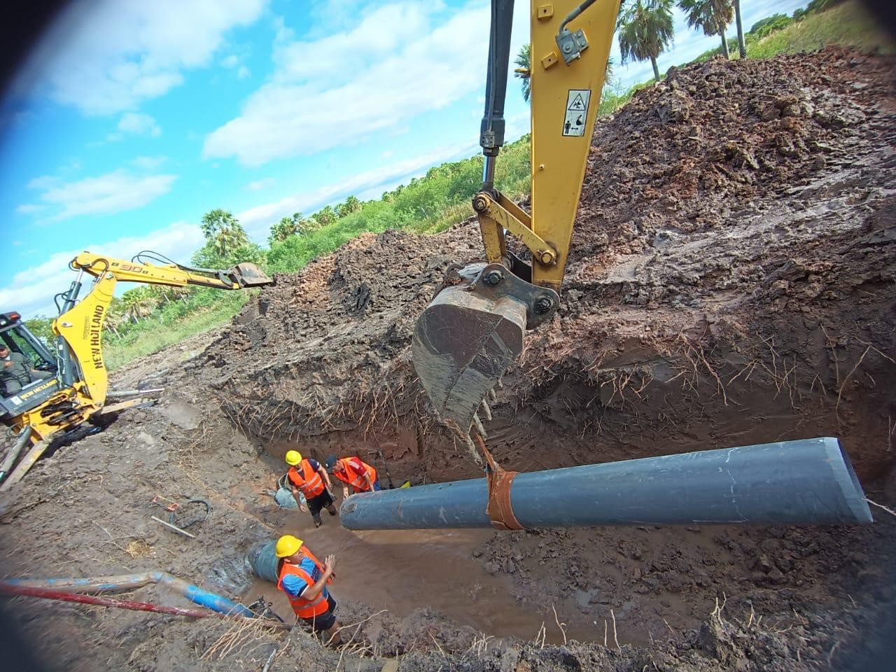 SAMEEP REPARÓ EL ACUEDUCTO NORTE Y SE RESTABLECE EL SERVICIO DE AGUA POTABLE