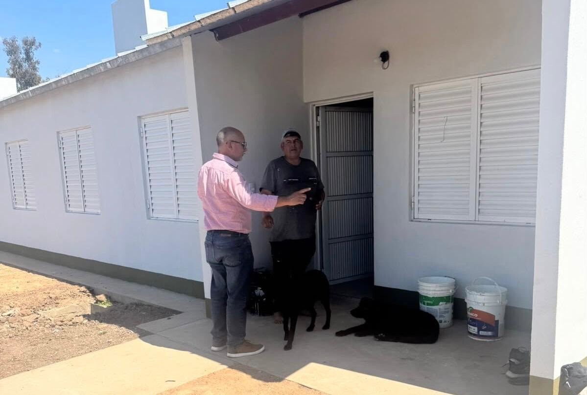CON RECURSOS PROVINCIALES, EL IPDUV AVANZA CON LAS VIVIENDAS DE SAN BERNARDO