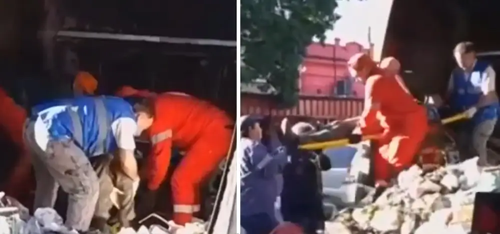 IMPACTANTE: joven dormía en un contenedor de basura y terminó compactado por un camión recolector