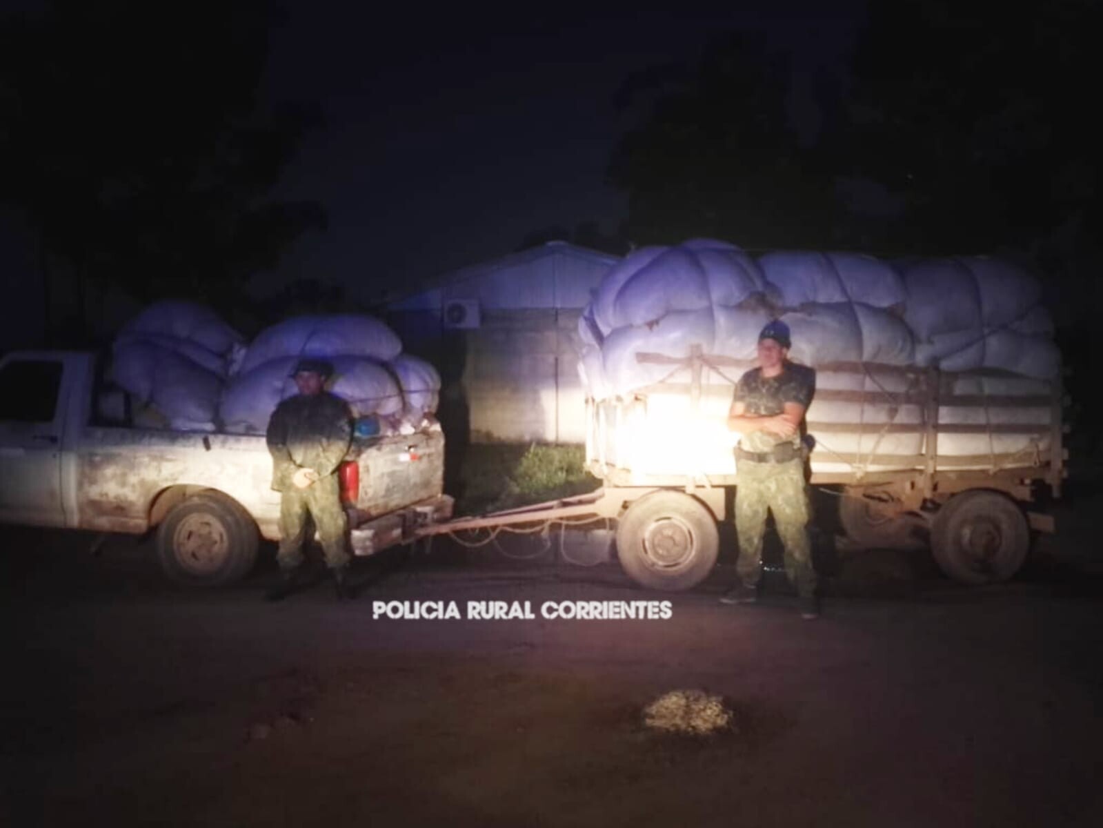 Interceptaron un cargamento ilegal de más de una tonelada de lana en Corrientes