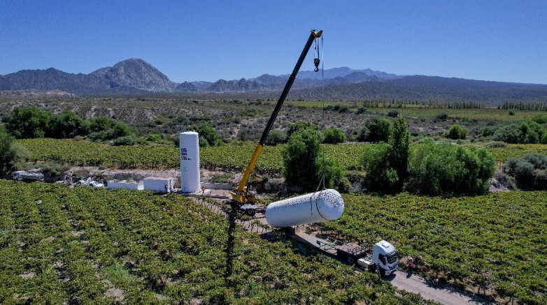 44878.jpg Obras Sanitarias da respuesta a una demanda histórica: más de 3.000 vecinos de la zona alta de Ullum tendrán agua potable