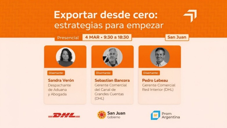 47244.jpg San Juan será sede de una jornada clave para potenciar las exportaciones PYMES