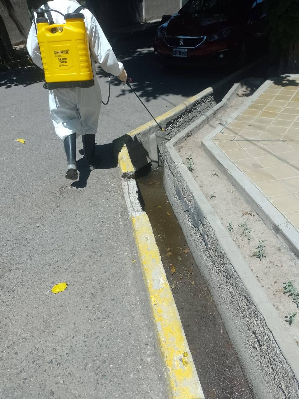 Rivadavia continua con su trabajo de una mantener una Ciudad limpia y Saludable.
