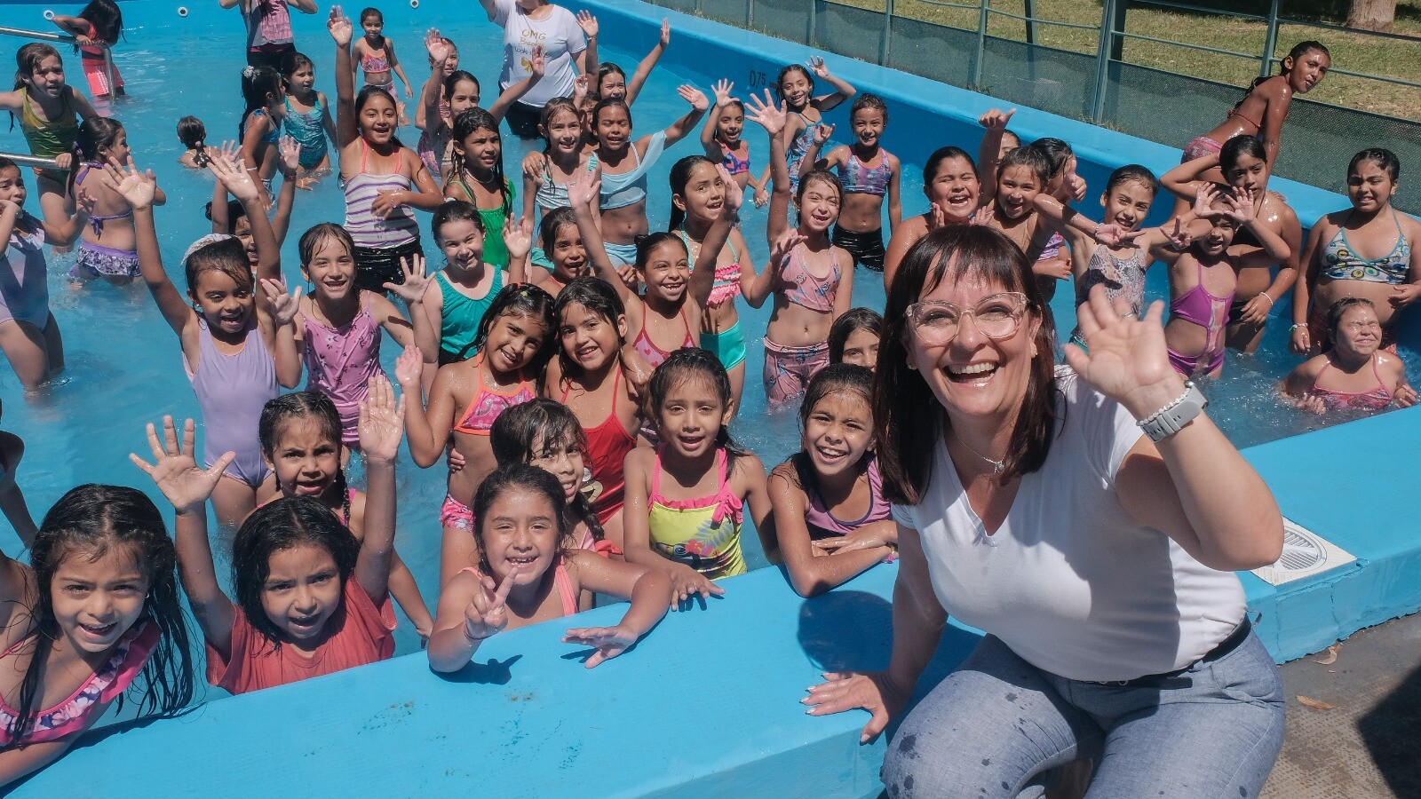 La intendenta de Chimbas,Daniela Rodriguez recorrio las Colonias de Verano en el cierre de las mismas