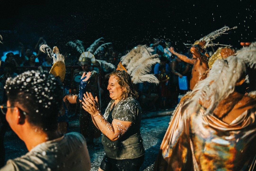 La familia sanmartiniana vivió dos días a pleno el Carnaval de la Familia en la Puntilla