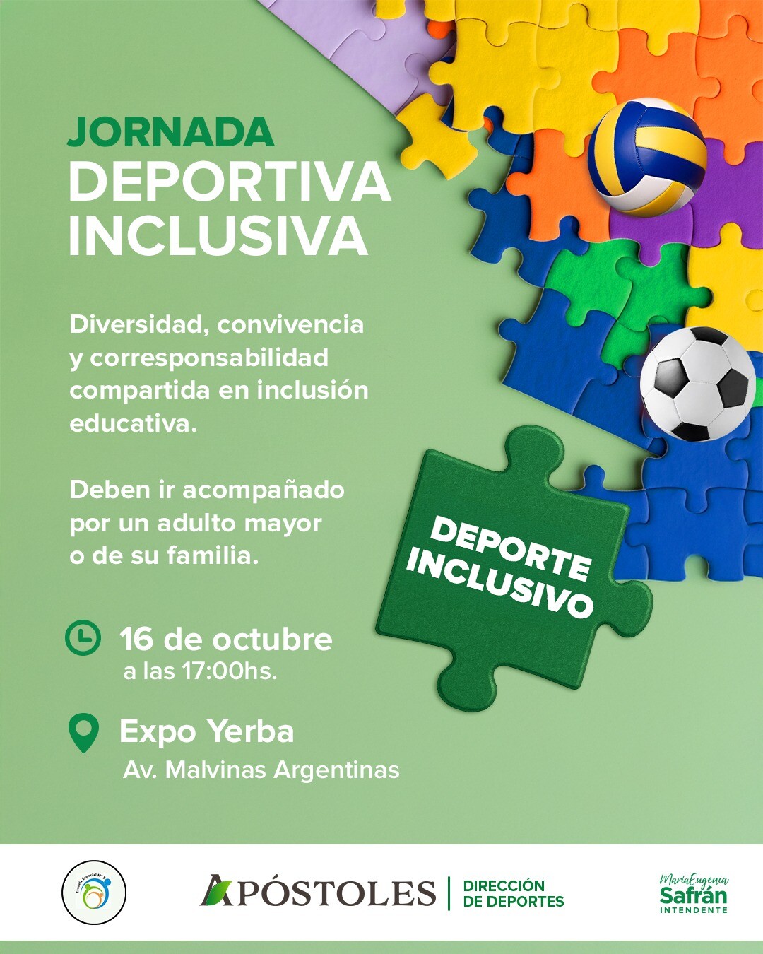 Octubre, Mes de La Inclusión con Destacadas Actividades en la Escuela Especial N°5 República de Polonia
