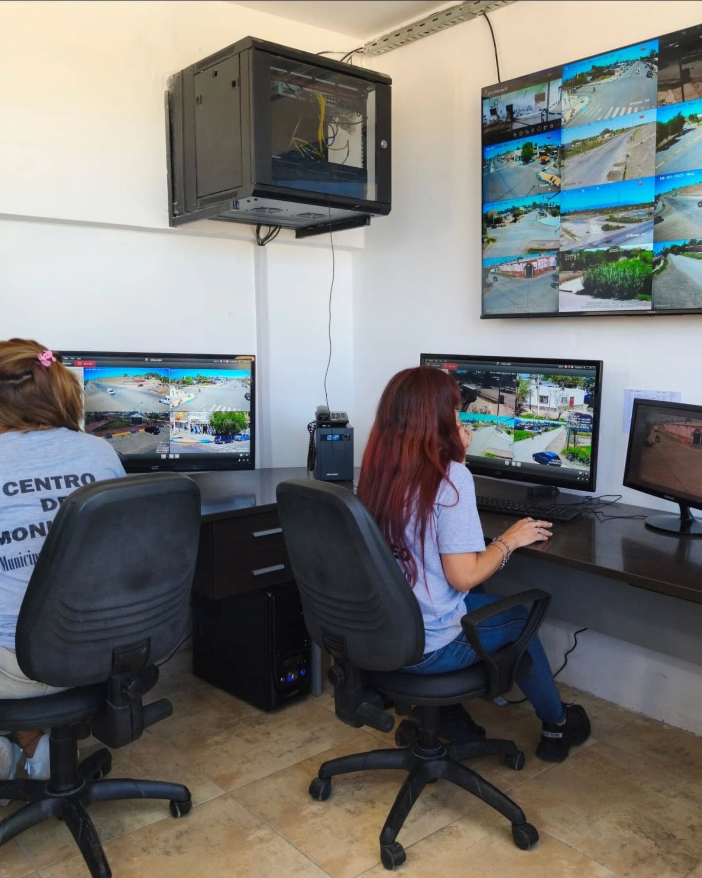 El municipio de Sarmiento puso nuevamente en funcionamiento el Centro de Monitoreo