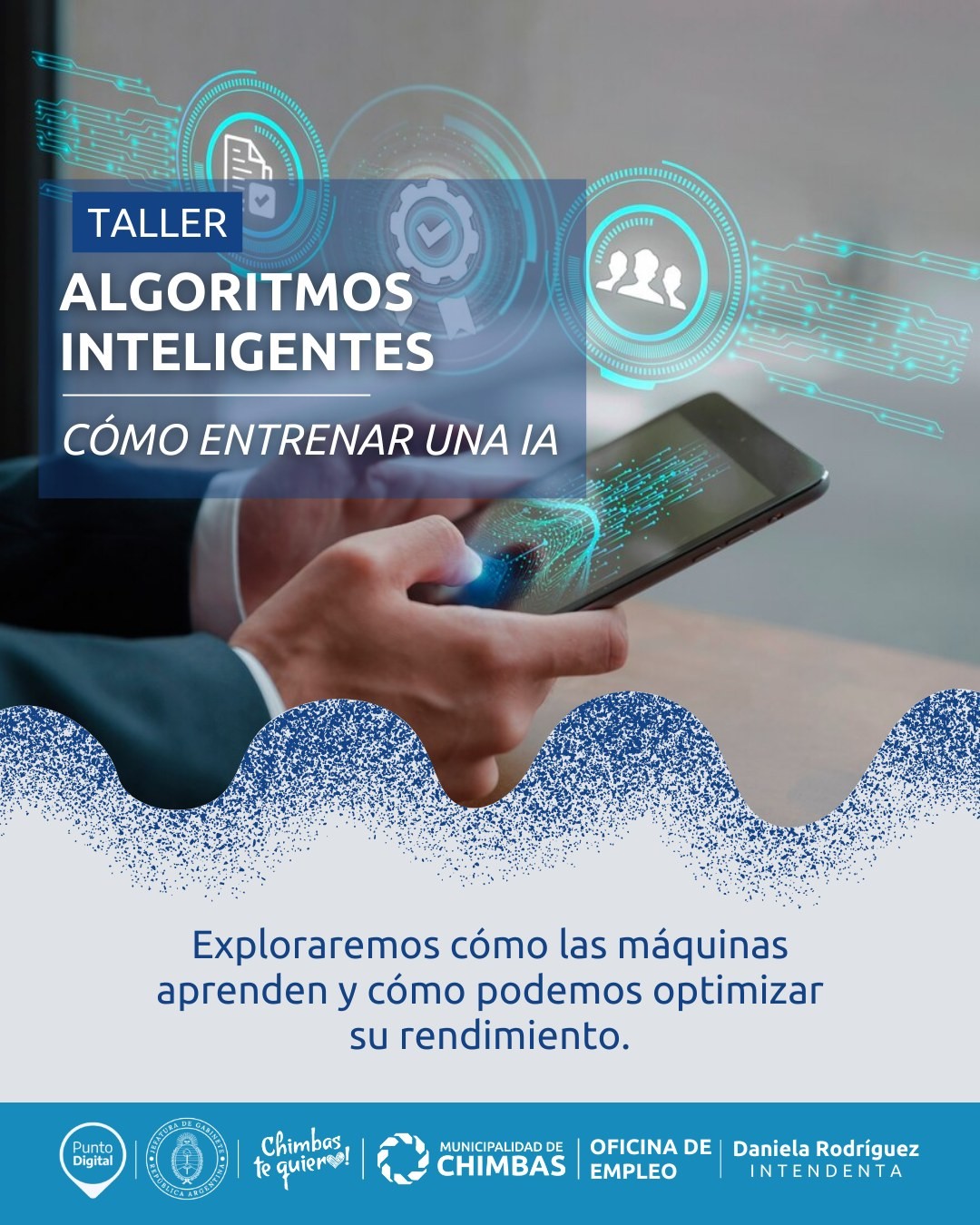 El municipio de Chimbas sigue brindando una gran variedad de talleres en el CIC del Bº Los Andes.