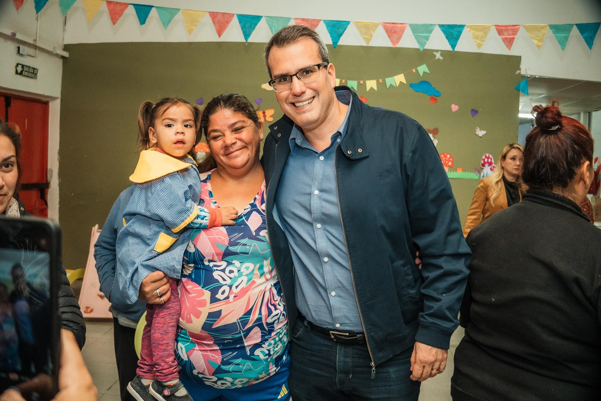 El intendente de Rawson,Carlos Munisaga participo del acto de inicio de actividades del Centro de Desarrollo Integral “Hogar de Luz”.