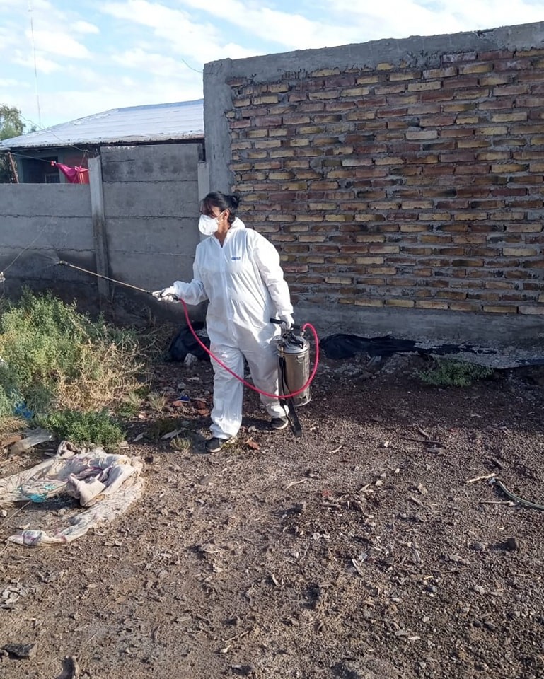 El municipio de Sarmiento logro cumplir en tiempo y forma con el objetivo de fumigación en cada rincón de la villa cabecera.