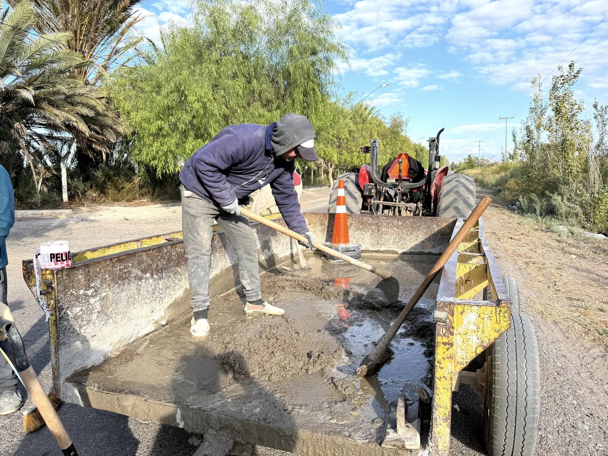 El municipio de 9 de Julio realiza trabajos de mejoras en distintas calles del departamento.
