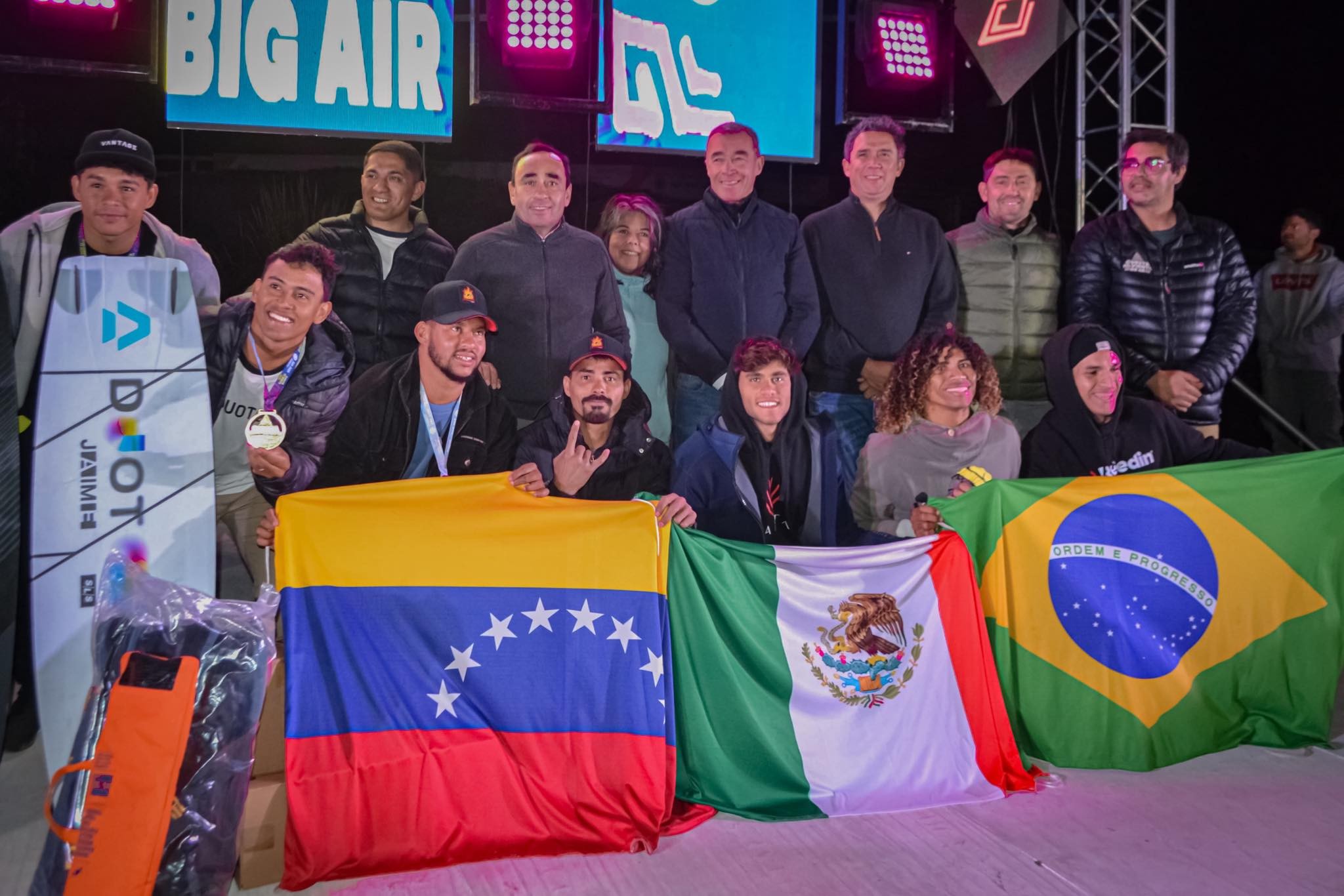 El desafío internaciona  Cuesta del Viento Big Air 2025  tuvo acento iglesiano.