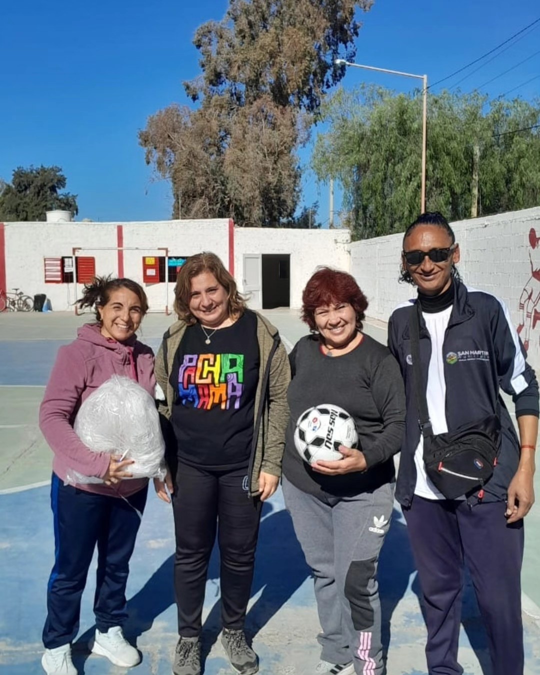 La intendenta Analia Becerra de San Martin sigue realizando aportes a instituciones deportivas del departamento.