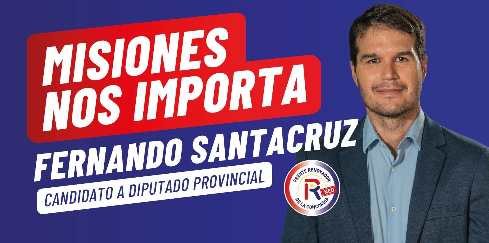 Fernando Santa Cruz en Tres Capones: “El Frente Renovador abre las puertas a los jóvenes para transformar Misiones”