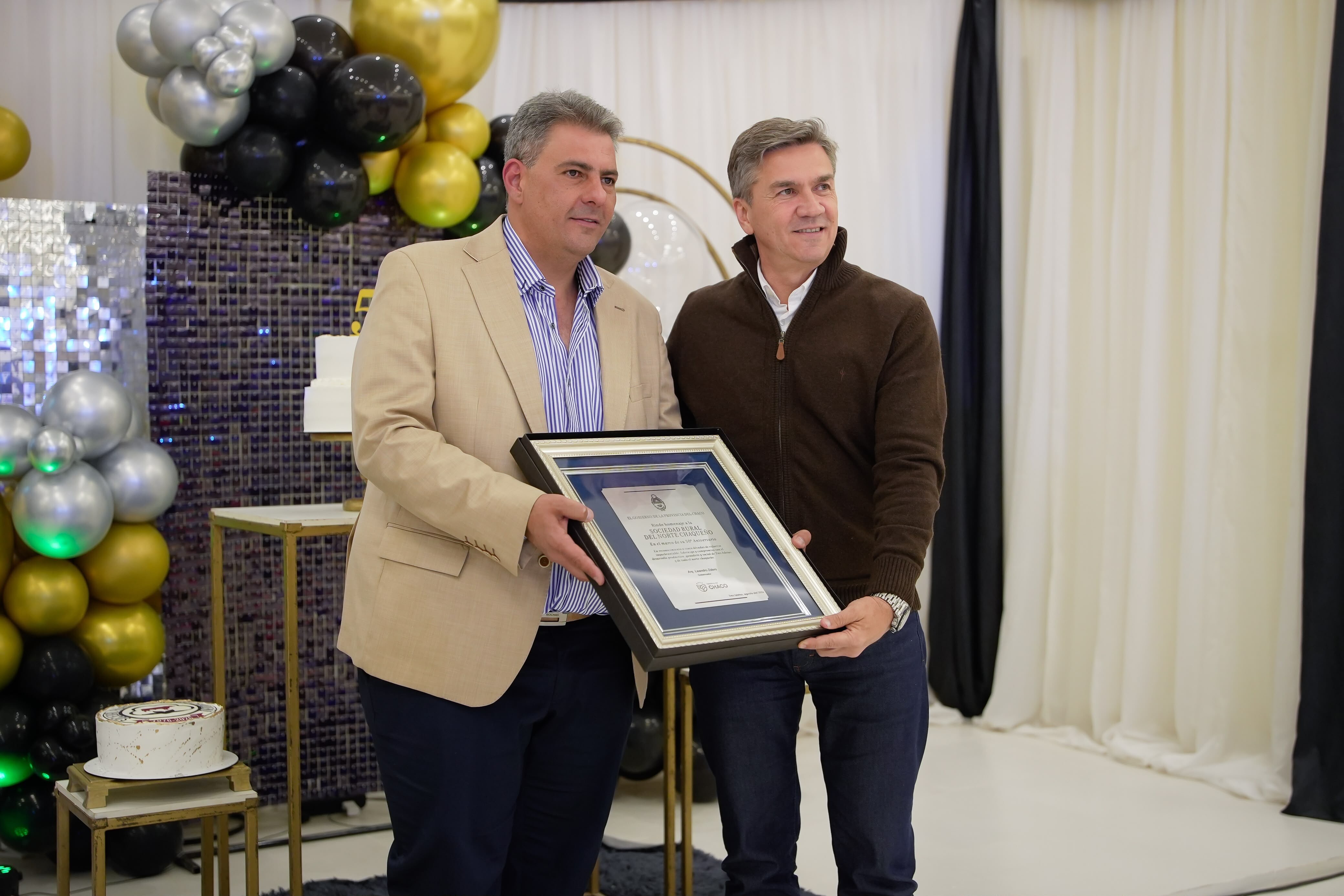 50° ANIVERSARIO DE LA SOCIEDAD RURAL DEL NORTE CHAQUEÑO: ZDERO LLAMÓ A FORTALECER LA ALIANZA CON EL CAMPO