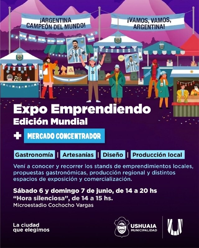 LA MUNICIPALIDAD REALIZARÁ UNA NUEVA EXPO EMPRENDIENDO 2026 – EDICIÓN MUNDIAL Y MERCADO CONCENTRADOR LA MUNICIPALIDAD REALIZARÁ UNA NUEVA EXPO EMPRENDIENDO 2026 – EDICIÓN MUNDIAL Y MERCADO CONCENTRADOR