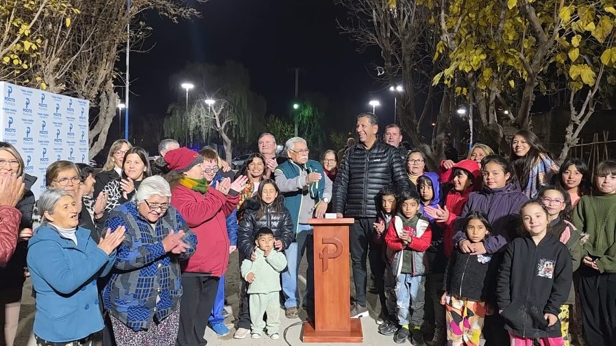 Con más obras que mejoran la vida de su gente,el intendente de Pocito,Fabian Aballay dejo inaugurada nuevas obras