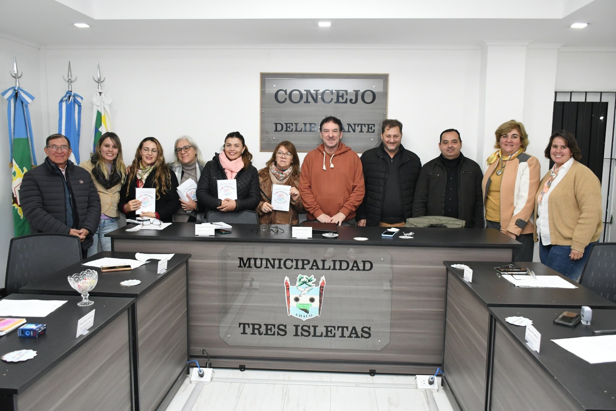 TRES ISLETAS: EL HONORABLE CONCEJO DELIBERANTE DECLARÓ DE INTERÉS MUNICIPAL AL CONGRESO NACIONAL DE TRABAJO SOCIAL