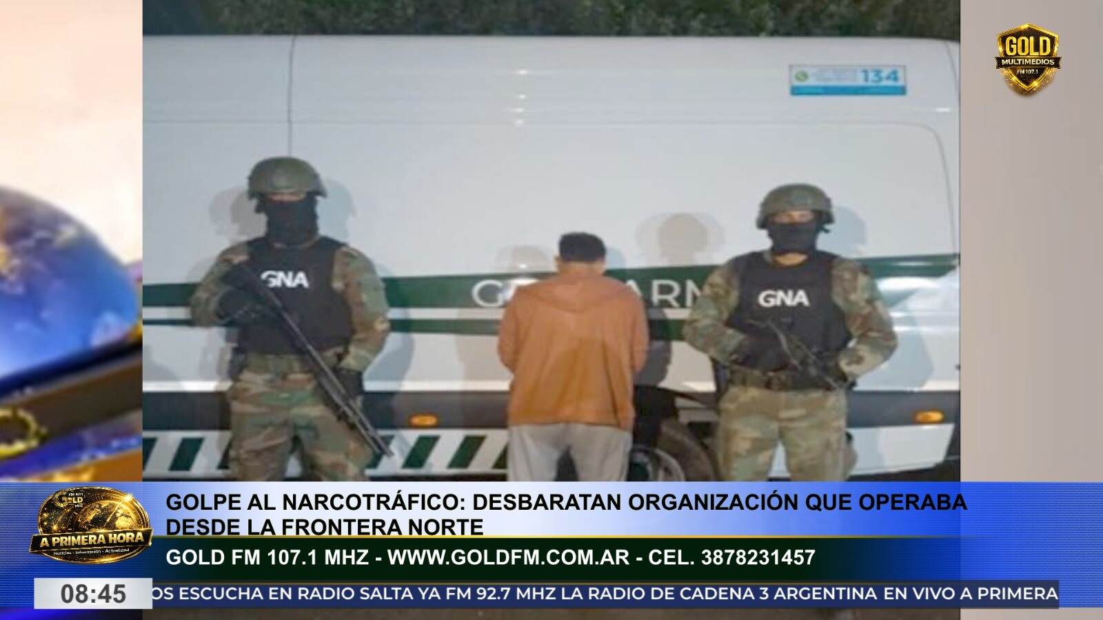 GOLPE AL NARCOTRÁFICO: DESBARATAN ORGANIZACIÓN QUE OPERABA DESDE LA FRONTERA NORTE