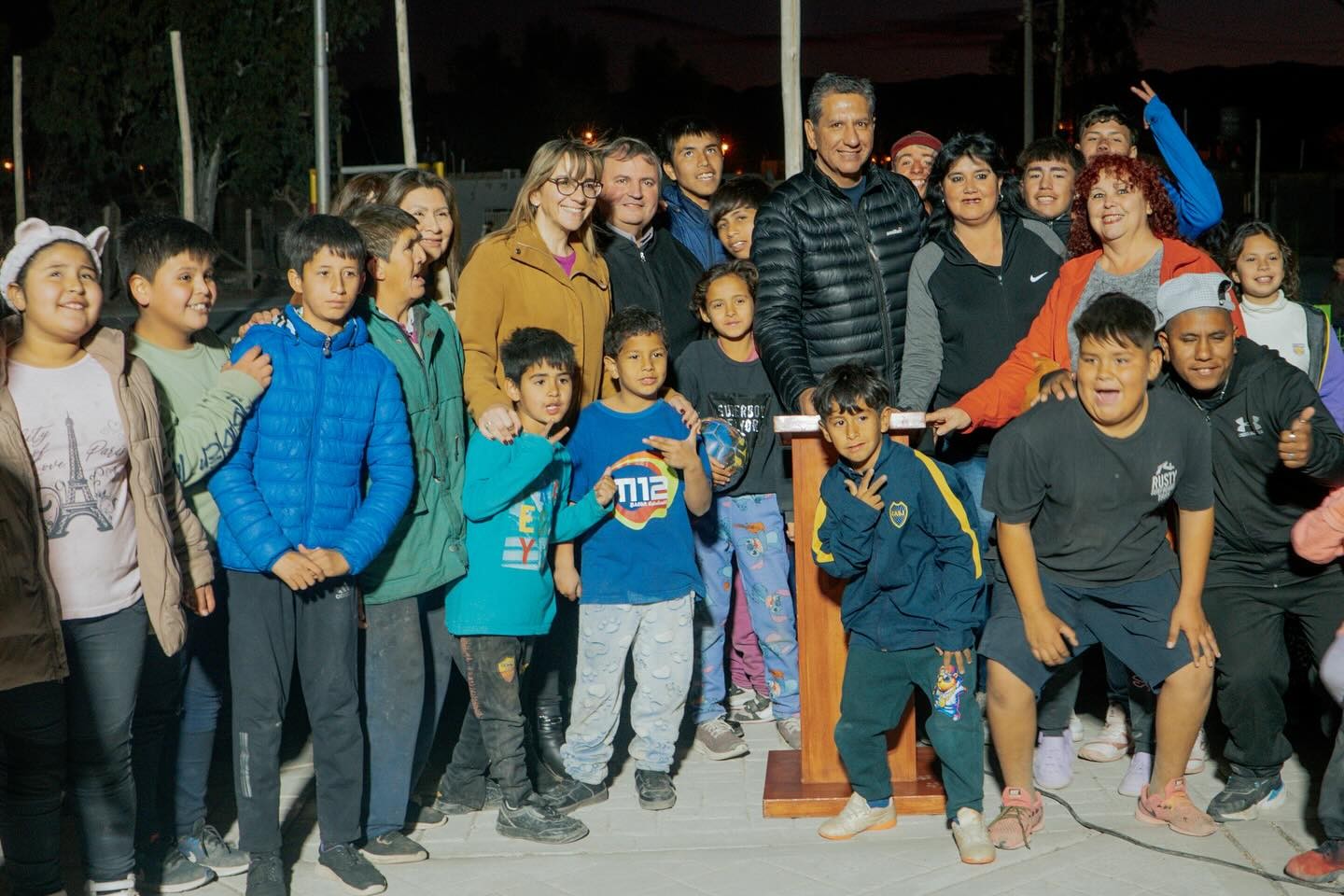 Un nuevo barrio de Pocito se suma al objetivo del intendente Fabian Aballay para contar con más luz y más seguridad