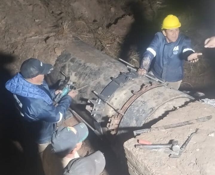 CONCLUYERON LAS OBRAS EN EL PRIMER ACUEDUCTO Y EN EL DE GRAL SAN MARTÍN: SE NORMALIZA EL SUMINISTRO