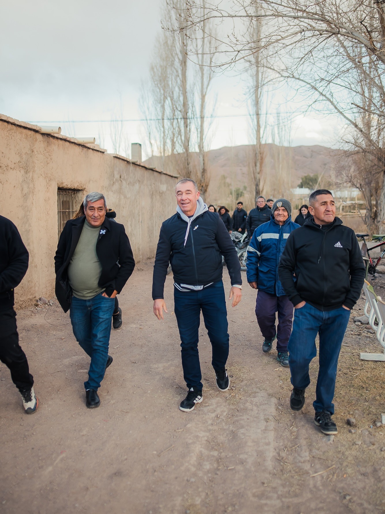 El vice gobernador de San Juan, Fabián Martin llego al departamento de Calingasta para seguir acompañando el crecimiento del departamento