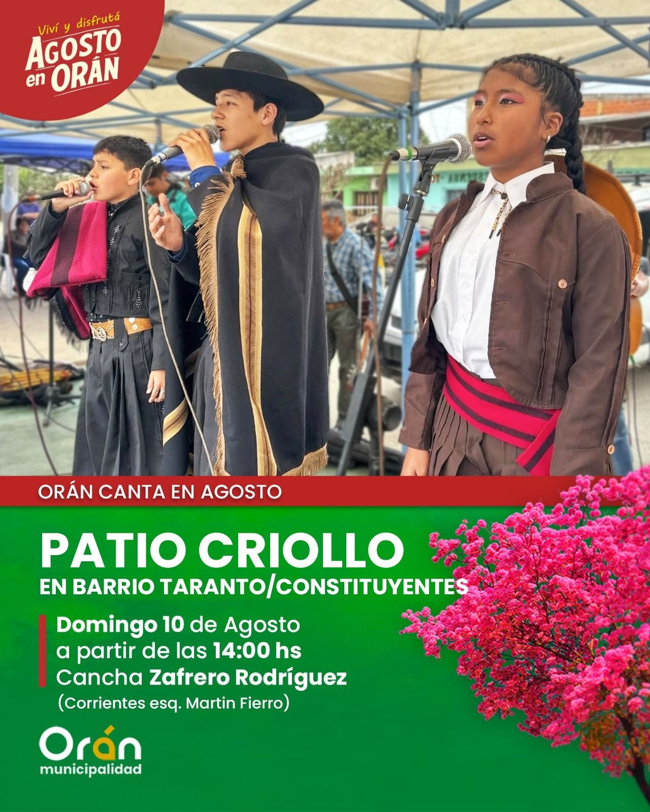 528033465_1191108519721771_63995365159534192_n.jpg Municipalidad de Orán: El espíritu criollo llega a los barrios Los Constituyentes y Juan Taranto