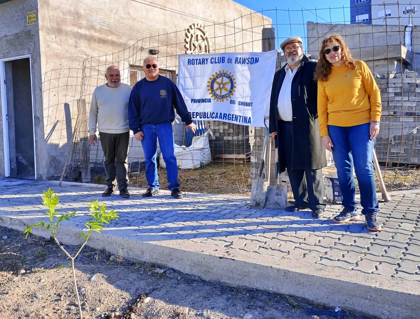 El Rotary Club de Rawson celebró sus 53 años de servicio con un simbólico acto