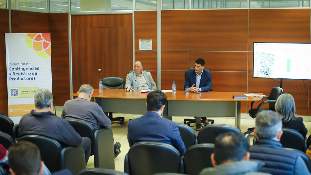 El gobierno de San Juan avanza  en la declaración de Emergencia Agropecuaria por granizo y peronóspera
