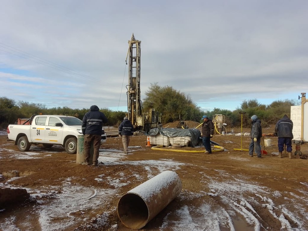 El Departamento de Hidráulica trabaja en el restablecimiento del servicio de agua de riego en Valle Fértil afectado por la sequía.