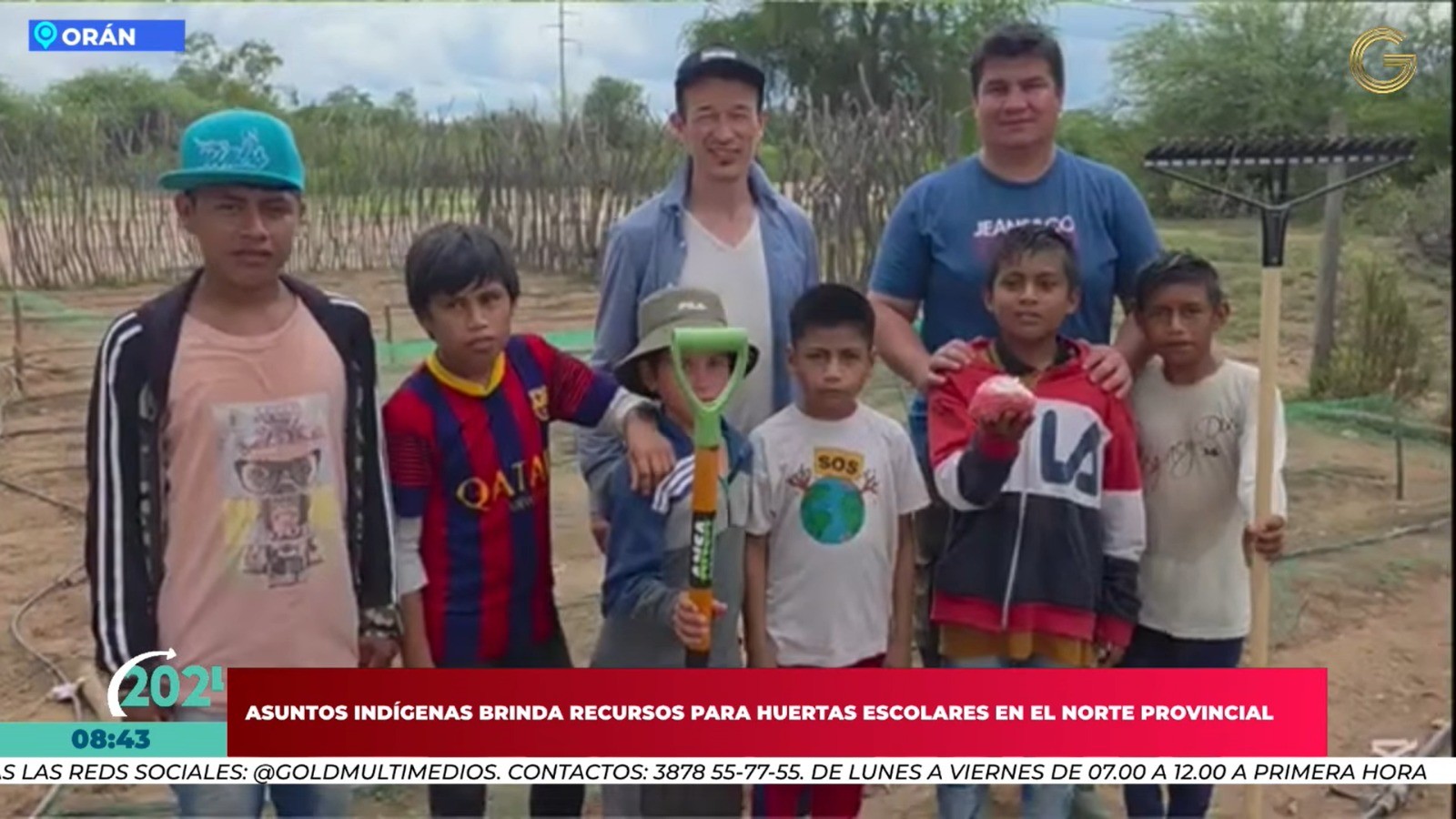 Asuntos indígenas promociona las huertas escolares en el norte provincial