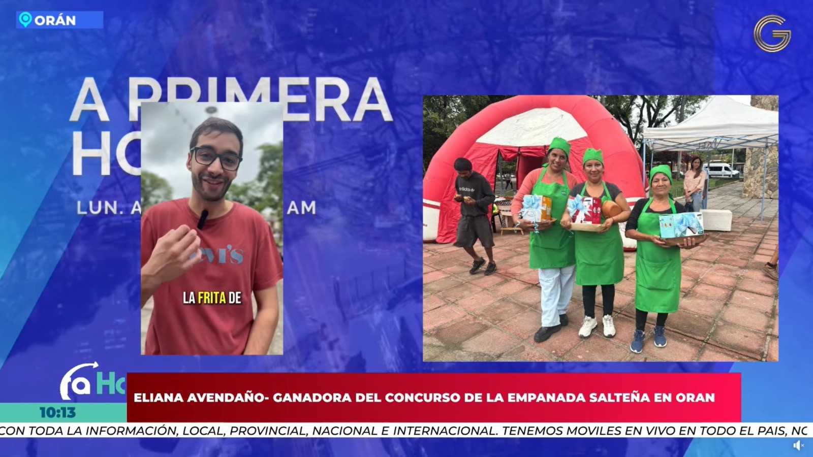 Eliana Avendaño se consagró ganadora del concurso de la Empanada Salteña en Orán
