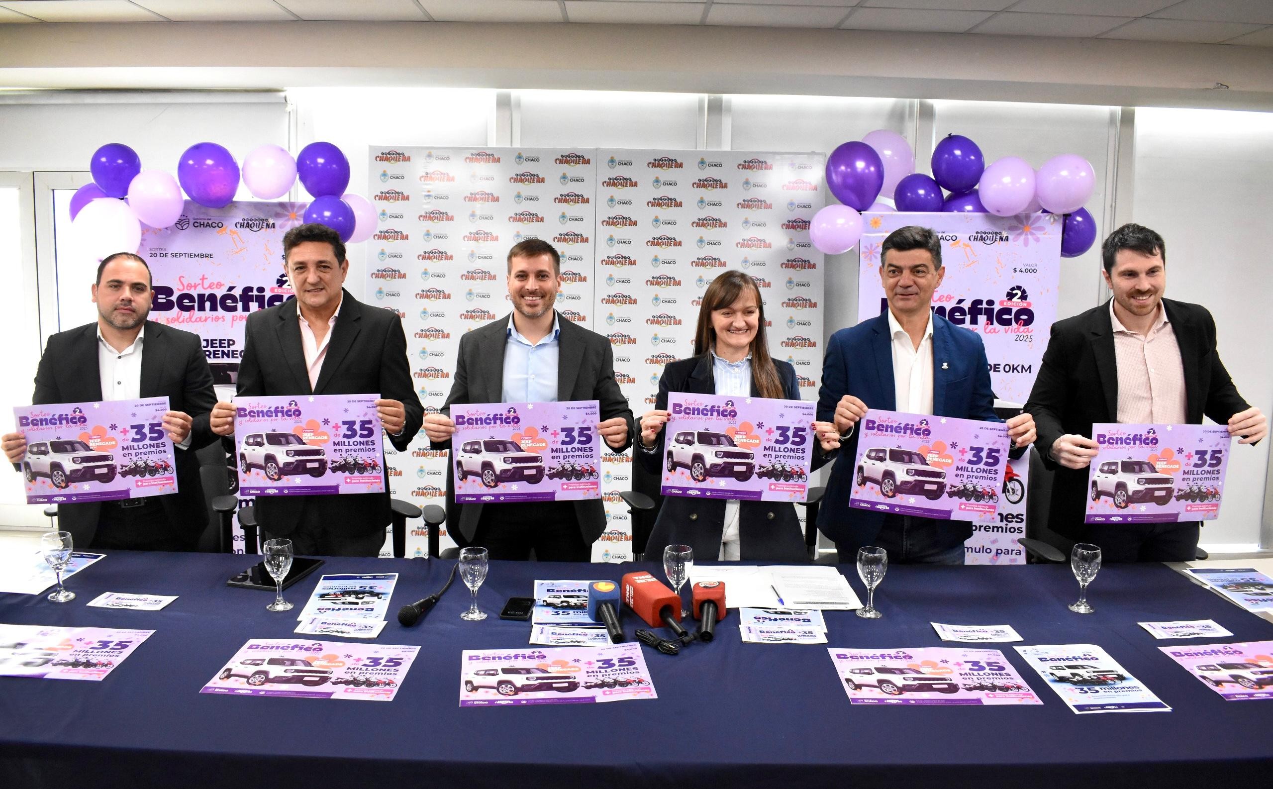 LA VICEGOBERNADORA SCHNEIDER LANZÓ LA SEGUNDA EDICIÓN DEL SORTEO BENÉFICO Y SOLIDARIO POR LA VIDA