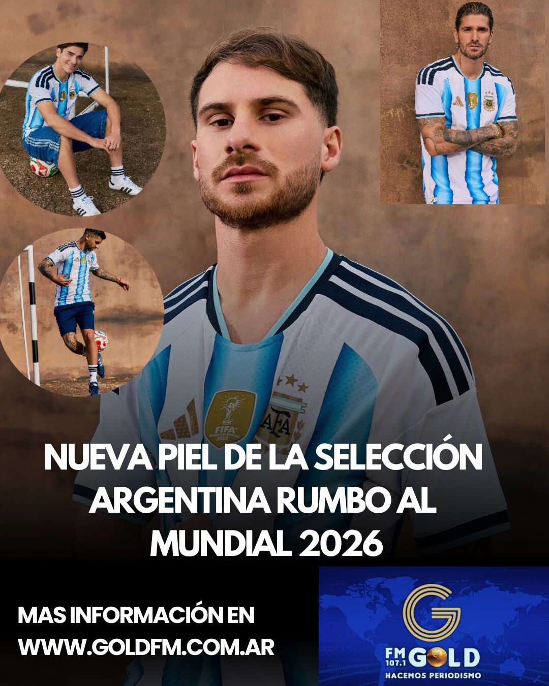 LA NUEVA PIEL DE LA SELECCION ARGENTINA RUMBO AL MUNDIAL 2026