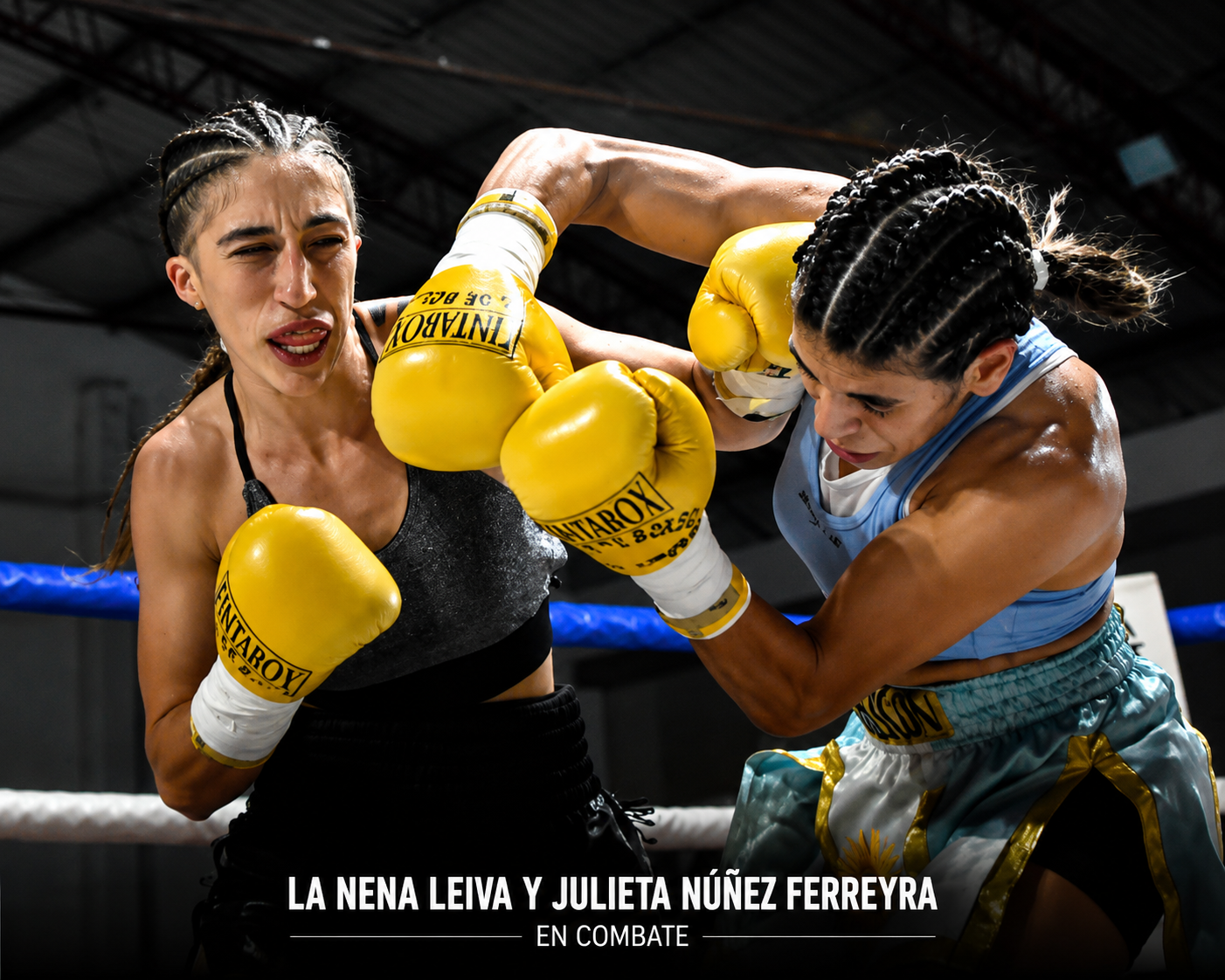 La «Nena» Leiva cerró una gran noche de boxeo en Playa Unión y el protagonismo fue de las mujeres