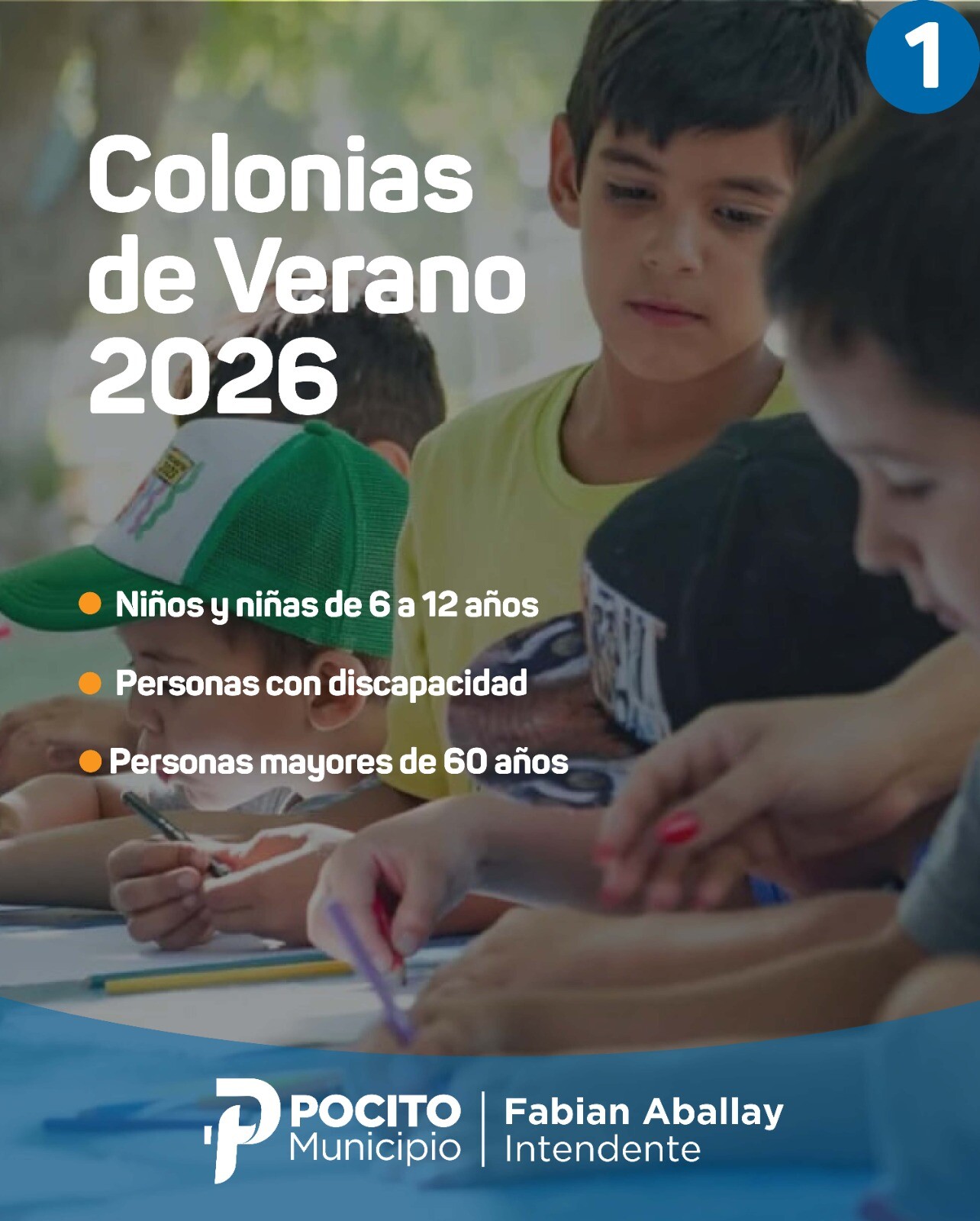 Pocito abre las inscripciones para las Colonias de Verano 2026